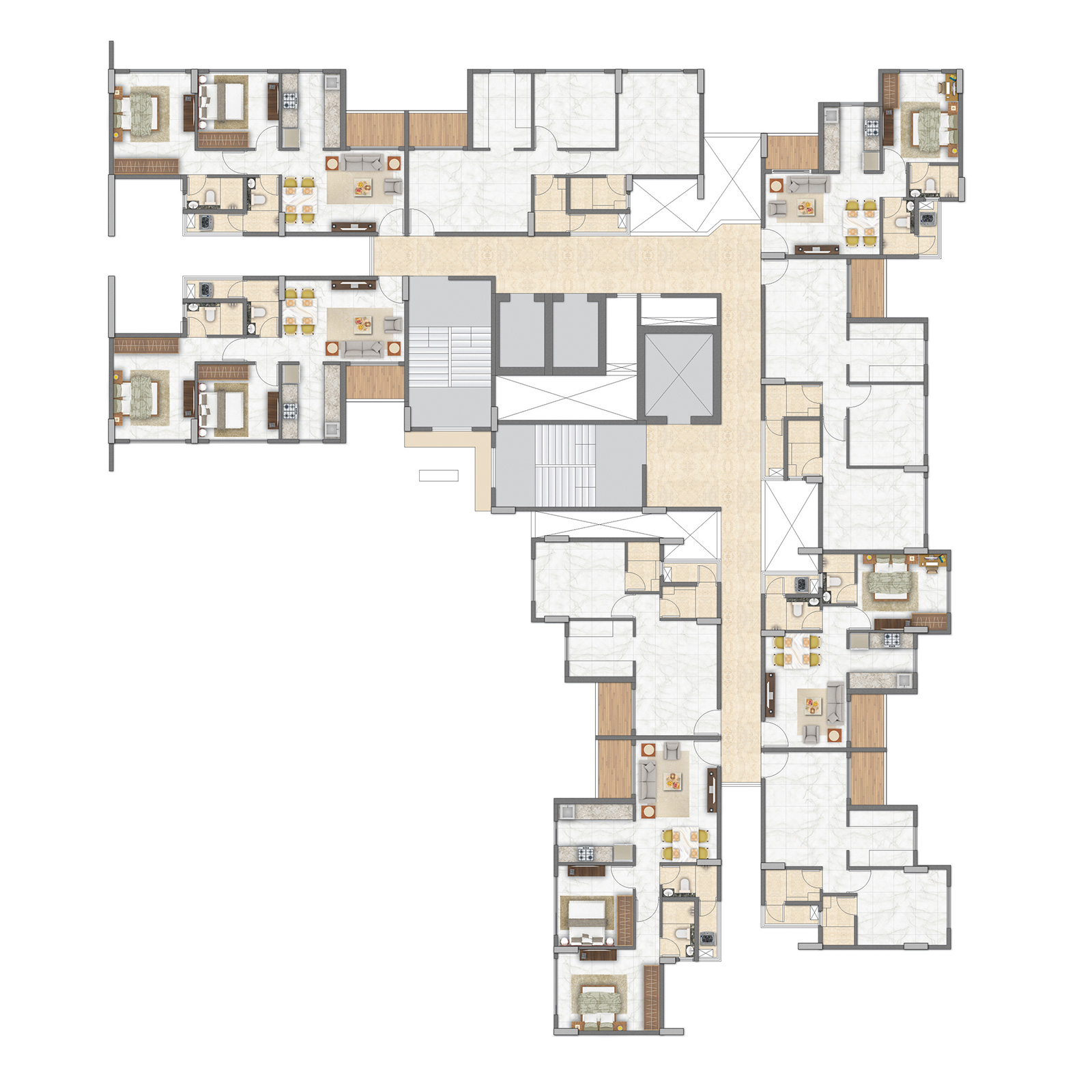 Typical Floor Plan Building 2B